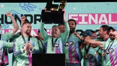 Oval Invincibles Win The Hundred 2025 Men's Competition, Beat Trent Rockets by 26 Runs to Clinch Title for Third Year in a Row