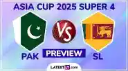 When is PAK vs SL Asia Cup 2025 Super 4 Match? What is The H2H Record? Who Are The Key Players? Read Pakistan vs Sri Lanka Match Preview