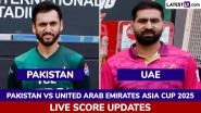 PAK Win By 41 Runs | Pakistan vs UAE Asia Cup 2025 Highlights: Shaheen Shah Afridi, Spinners Help Pakistan Qualify For Super 4's