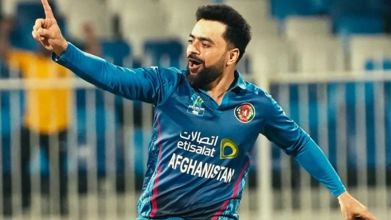 Most Wickets in T20Is: Rashid Khan Surpasses Tim Southee to Become Highest Wicket-Taker in Men's T20 Internationals, Achieves Feat During UAE vs AFG Tri-Series 2025 Match