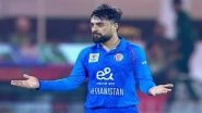 Rashid Khan Performs Hardik Pandya's 'Khaby Lame Pose' to Celebrate After Dismissing Salman Ali Agha During PAK vs AFG UAE Tri-Series 2025 Final (Watch Video)