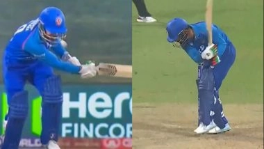 Rashid Khan No-Look Six Video: Watch Afghanistan Captain Smash Mustafizur Rahman for a Maximum With Unique Shot During BAN vs AFG Asia Cup 2025 Match