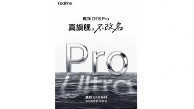 Realme GT 8 Pro Specifications and Features Tipped Ahead of October 2025 Launch, Rumoured To Feature 8,000mAh Battery; Check Details Here