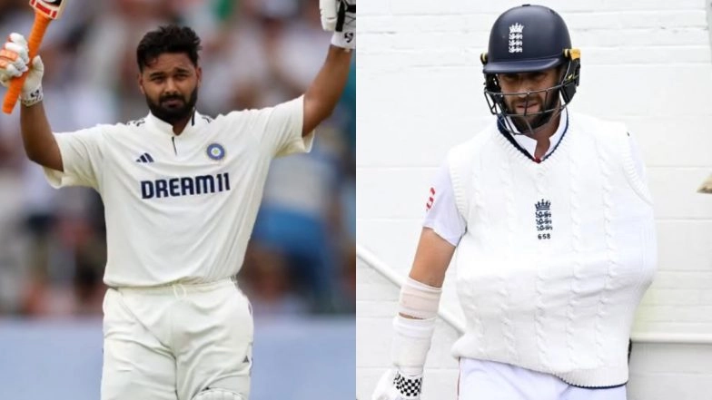 Chris Woakes Retires: Rishabh Pant Congratulates England Star on His Retirement From International Cricket, Jokes ‘You Definitely Left a Mark on Me…’ (See Post)