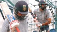 &lsquo;That Felt Good&rsquo; Rohit Sharma Grinds Hard in Nets Ahead of Team India&rsquo;s Selection for Upcoming ODI Series Against Australia (Watch Video)
