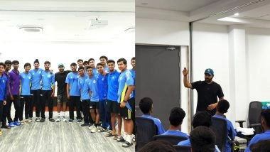 Rohit Sharma Interacts With Ayush Mhatre, Vaibhav Suryavanshi and Other India U-19 Cricketers at BCCI’s CoE in Bengaluru (See Pics)
