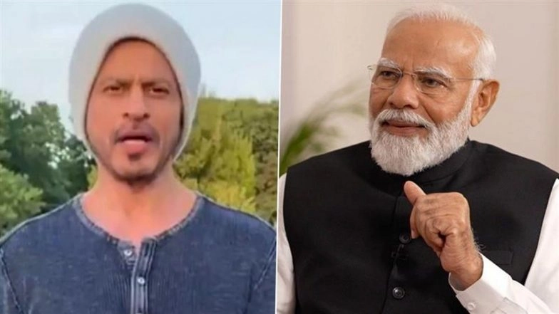PM Modi 75th Birthday: ‘Hum Jaise Jawan Log’, Shah Rukh Khan Extends Birthday Wishes to PM Modi, Says His Energy Beats ‘Young People Like Us’ (Watch Video)