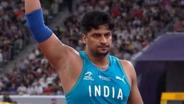 Sachin Yadav Finishes Fourth In Men's Javelin Throw Final at World Athletics Championships 2025; Achieves New Personal Best
