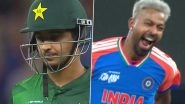 Saim Ayub Wicket Video: Watch Hardik Pandya&rsquo;s Celebration As He Removes Pakistan Opener for Duck During IND vs PAK Asia Cup 2025 Match