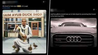 Saim Ayub Memes Go Viral After Pakistan Opener Registers Fourth Duck in Asia Cup 2025 During PAK vs BAN Super 4 Match