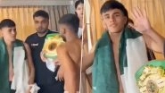 Pakistan Boxer Sameer Khan Makes '6-0' Gesture In Front of Indian Boxer Bunty Singh Before Youth World Bantamweight Final, Gets Pushed By Latter (Watch Video)