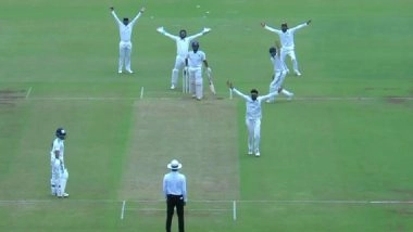 Saransh Jain Five-Wicket Haul Video: Watch Star Spinner’s Remarkable Spell During South Zone vs Central Zone Duleep Trophy 2025 Final