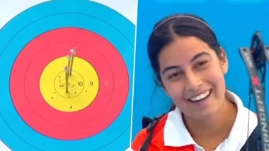 Sheetal Devi Gold Medal-Winning Moment: Watch 18-Year-Old Armless Archer Script History As She Becomes World Champion at World Para Archery Championships 2025 (Video Inside)