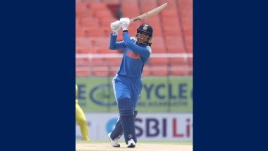 Smriti Mandhana Smashes Second-Fastest Century in ODIs for India Women's Cricket Team, Achieves Feat in 77 Balls During IND-W vs AUS-W 2nd ODI 2025