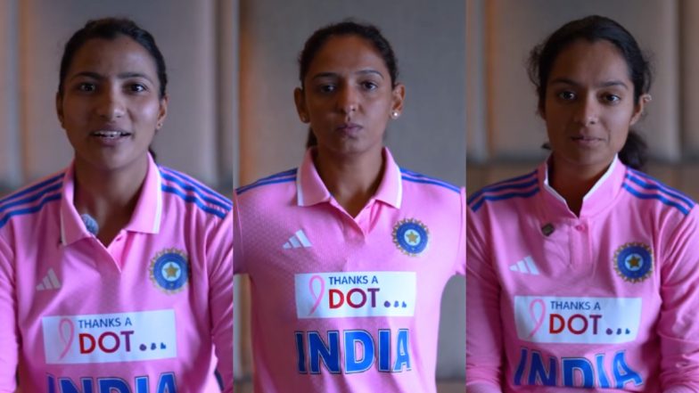 Why Are India Women’s Cricket Team Players Wearing Pink Jerseys in IND-W vs AUS-W 3rd ODI 2025 Match? Know Reason