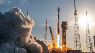 SpaceX NG-23 Mission: Elon Musk's Aerospace Company Launches Northrop Grumman’s Cygnus XL Spacecraft to International Space Station for NASA (Watch Video)