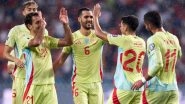 Turkey 0-6 Spain, FIFA World Cup 2026 European Qualifiers: Mikel Merino Scores Hat-Trick, Pedro Hits Brace as La Roja Clinch Dominant Victory (Watch Goal Video Highlights)