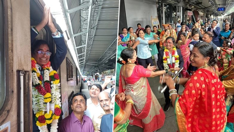 Surekha Yadav Retirement: Asia's First Woman Train Driver To Retire on September 30 After 36 Years of Service, Central Railway Calls Her 'True Trailblazer' (See Pics)