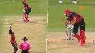 Tanzim Hasan Sakib Castles Babar Hayat With a Sensational Delivery During BAN vs HKC Asia Cup 2025 Match (Watch Video)