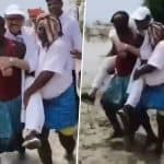 Katihar MP Tariq Anwar Piggybacks on Villagers During Bihar Flood Inspection, Congress Says He Was Unwell After Viral Video Sparks Outrage
