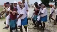 Tariq Anwar Video Row: Bihar Congress MP Clarifies After Viral Clip Shows Him Riding on Villagers’ Shoulders; JD(U) Says ‘Public Are Not a Burden’