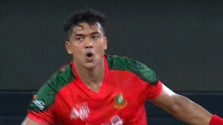 Taskin Ahmed Becomes Third Bangladesh Player To Take 100 Wickets in T20 Internationals, Achieves Feat by Dismissing Sahibzada Farhan During PAK vs BAN Asia Cup 2025 Super 4 Match