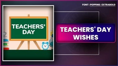 Teachers’ Day 2025 Wishes, Messages and Greetings To Honour Sarvepalli Radhakrishnan on His Birthday
