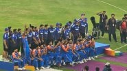 Team India Celebrate Asia Cup 2025 Victory Without Trophy After Refusing to Collect Award from Mohsin Naqvi (See Pics and Video)