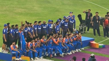 Team India Celebrate Asia Cup 2025 Victory Without Trophy After Refusing to Collect Award from Mohsin Naqvi (See Pics and Video)