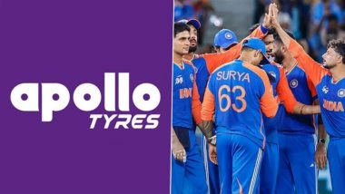 Team India Jersey Sponsor: Apollo Tyres to Become Indian Cricket Team's New Lead Sponsor After Dream11 Exit, Says BCCI Official