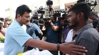 Udhayanidhi Stalin Visits Karur Stampede Victims, Families of the Deceased