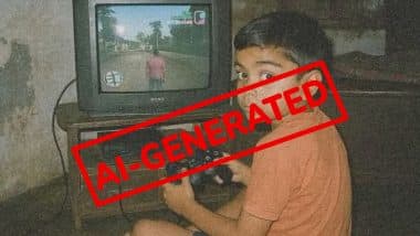Virat Kohli Playing GTA in Childhood Photo Fact Check: Is Picture of Star Cricketer Playing Popular Video Game Real or Fake? Here’s the Truth