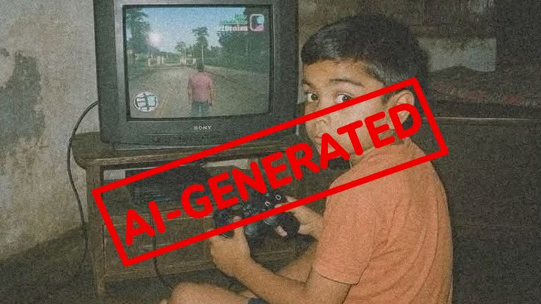 Virat Kohli Playing GTA in Childhood Photo Fact Check: Is Picture of Star Cricketer Playing Popular Video Game Real or Fake? Here&rsquo;s&nbsp;the&nbsp;Truth