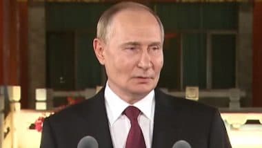 Did Vladimir Putin Discuss Immortality, Organ Transplants and Human Lifespan of 150 Years With Xi Jinping? Russian President Confirms Conversation on Longevity (Video)