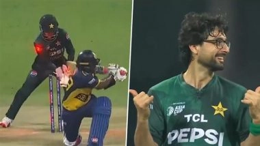 Abrar Ahmed Performs 'Hasaranga Celebration' After Dismissing Wanindu Hasaranga During PAK vs SL Asia Cup 2025 Super 4 Match (Watch Video)
