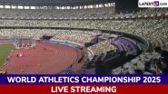 On Which Channel World Athletics Championships 2025 Live Telecast Will Be Available in India? How To Watch Track and Field Events Live Streaming Online?
