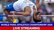 On Which Channel World Para-Athletics Championships 2025 Live Telecast Will Be Available in India? How To Watch Track and Field Events Live Streaming Online?