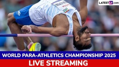 On Which Channel World Para-Athletics Championships 2025 Live Telecast Will Be Available in India? How To Watch Track and Field Events Live Streaming Online?