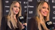 TIFF 2025: Angelina Jolie Dazzles in Chic Coat Dress at &lsquo;Couture&rsquo; Premiere, Talks About Film&rsquo;s Storyline (Watch Video)