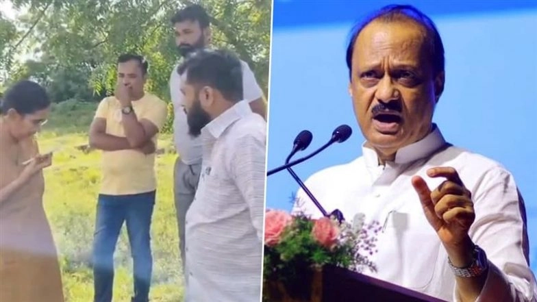 ‘Main Tere Upar Action Lunga’: Ajit Pawar Sparks Row After Video Shows Him Scolding Woman IPS Officer Anjana Krishna Over Illegal Soil Excavation Action in Solapur, NCP Reacts