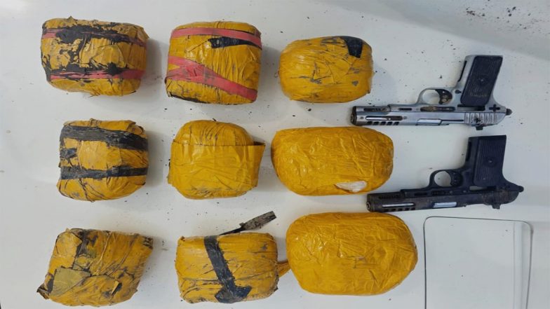 Smuggling Bid Foiled at Border: BSF Punjab Foils Multiple Smuggling Attempts Along International Border; Apprehends 5, Seizes Pistol, Heroin and Drone