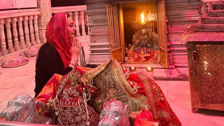 Navratri 2025: Preity Zinta Celebrates First Day of Festival with Temple Visit, Wishes Fans &lsquo;Love and Light&rsquo; (View Pic)