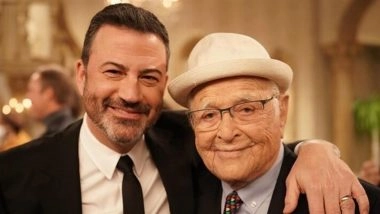Jimmy Kimmel Shares Photo With Norman Lear Ahead of His Return to Late-Night Show; Says ‘Missing This Guy Today’ (View Pic)