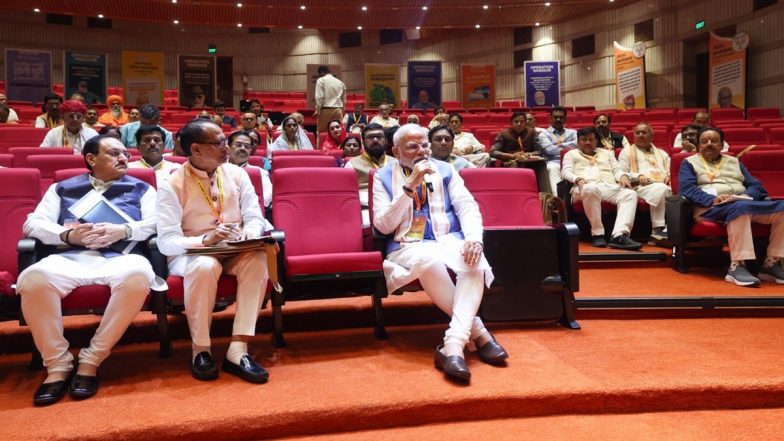 PM Narendra Modi Urges BJP MPs to Innovate, Stay Grounded and Strengthen Grassroots Connect in Sansad Karyashala, Say Sources
