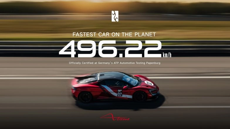 BYD Yangwang U9 Xtreme Becomes World’s Fastest Production Car With 308mph Speed Record, Beats Bugatti Chiron’s Record