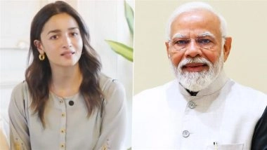 PM Narendra Modi Birthday: Alia Bhatt Wishes Health, Strength and Success to Honourable Prime Minister (Watch Video)