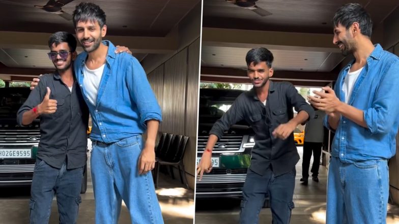 Kartik Aaryan Shares Heartwarming Moment With Specially-Abled Fan From Varanasi, Calls It a Blessing of His &lsquo;Good Karmas&rsquo; (Watch Video)