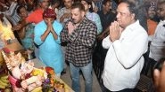 Ganesh Chaturthi 2025: Salman Khan Seeks Blessings at Maharashtra Minister Ashish Shelar&rsquo;s Home (View Pics and Video)