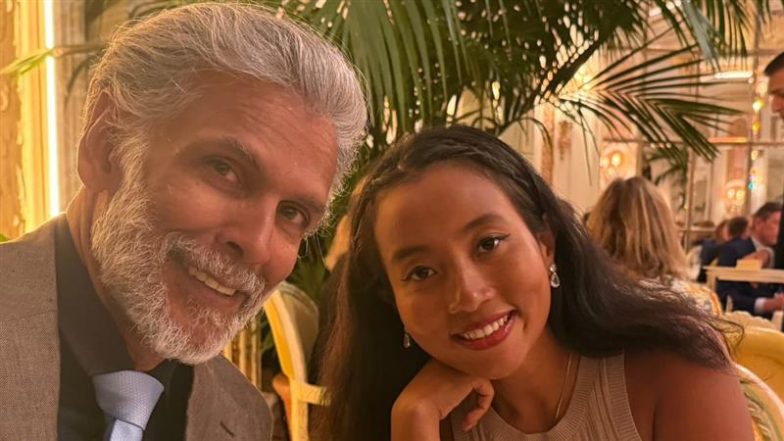 Milind Soman Celebrates Wife Ankita Konwar&rsquo;s 34th Birthday, Calls Himself &lsquo;Lucky To Be a Part of All She Does&rsquo; (View Pics and Video)