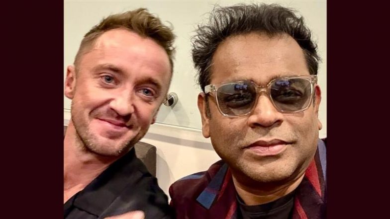 TIFF 2025: AR Rahman Shares Selfie With &lsquo;Harry Potter&rsquo; Star Tom Felton at &lsquo;Gandhi&rsquo; Premiere, Says He&rsquo;s a &lsquo;Major Part&rsquo; (View Pic)